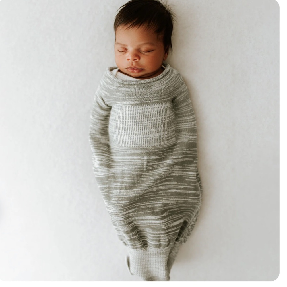 SWADDELINI Grey Swaddle Sleep Sack